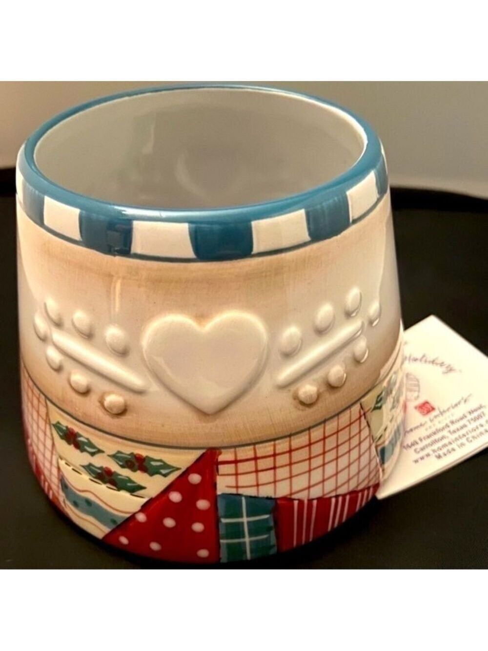 Home Interiors Candle Shade Country Decor NWT